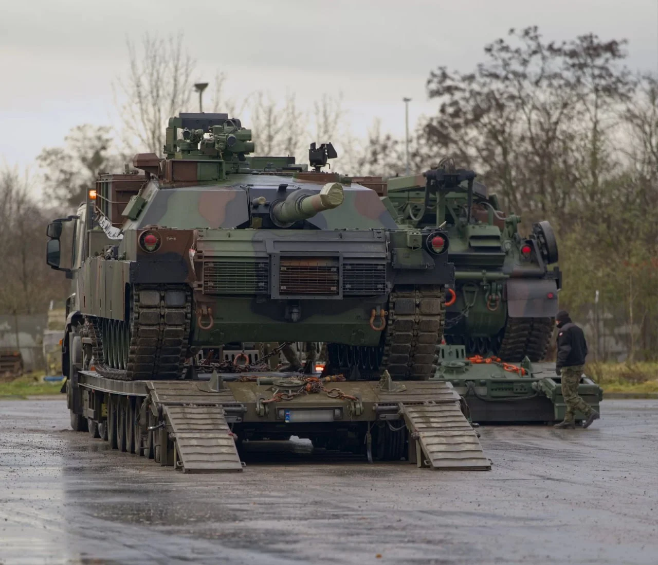 Танки M1A1FEP Abrams, купленные для Войска Польского, готовятся к применению