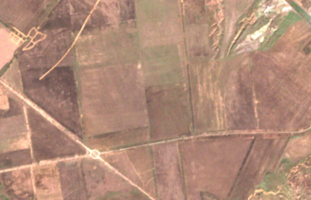 спутниковый снимок укреплений ВСУ около Орехово