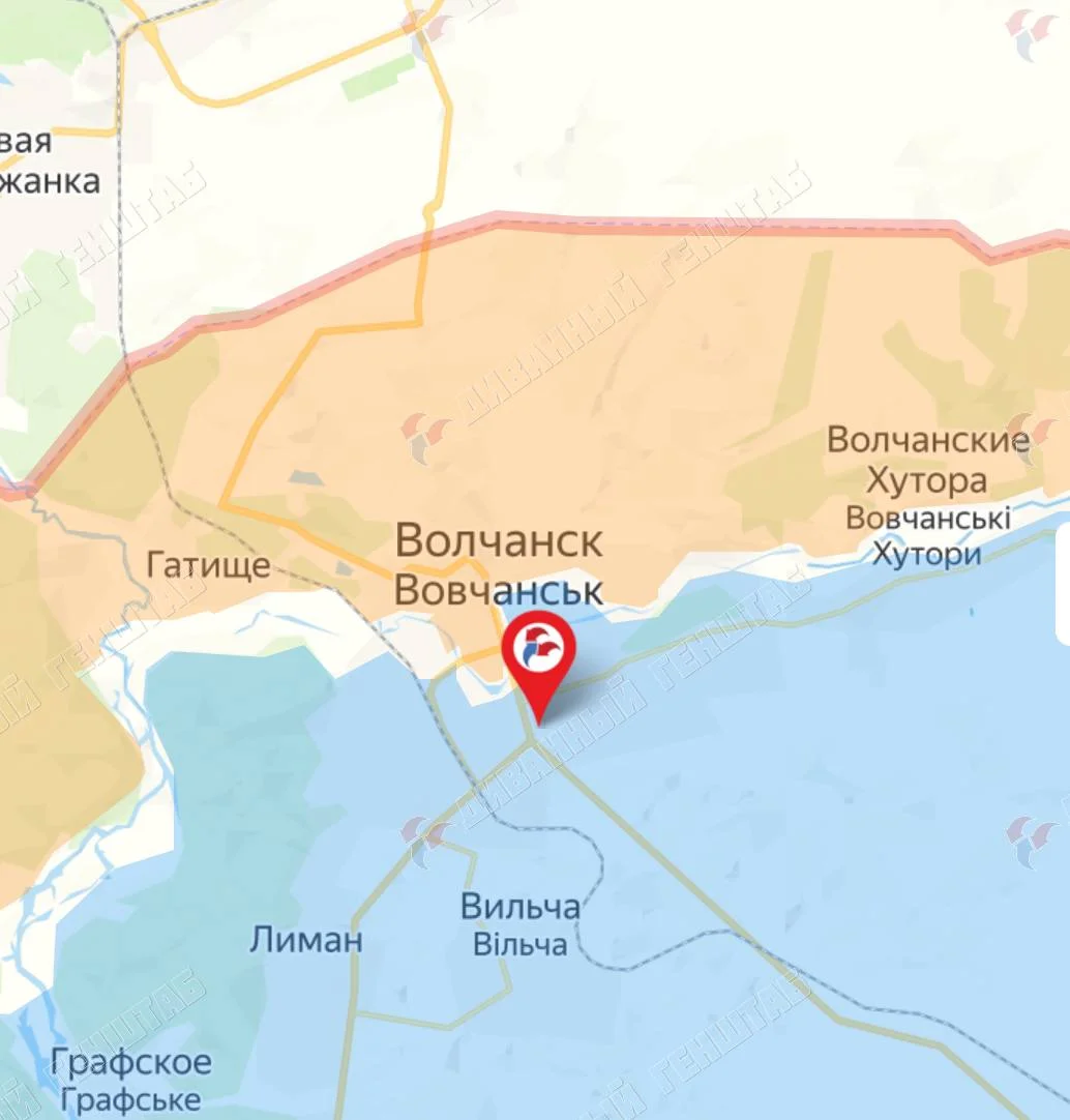 Харьковское направление - карта боевых действий на 1 июня 2024