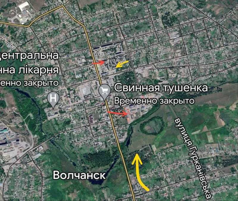 Харьковское направление - Карта боевых действий на 04.06.2024