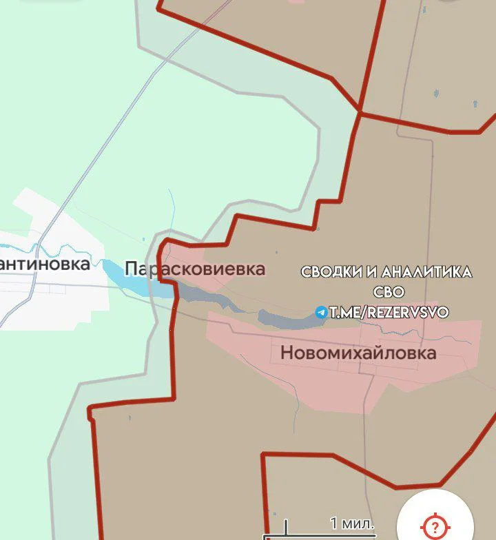 Южно-Донецкое направление - Карта боевых действий на 04.06.2024