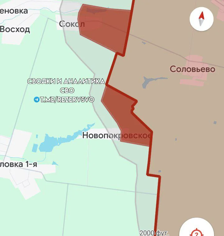 Авдеевско-Красноармейское Направление - Карта боевых действий на 12.06.2024