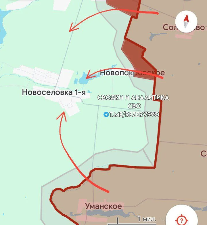 Авдеевское направление. Карта боевых действий на 13 июня 2024