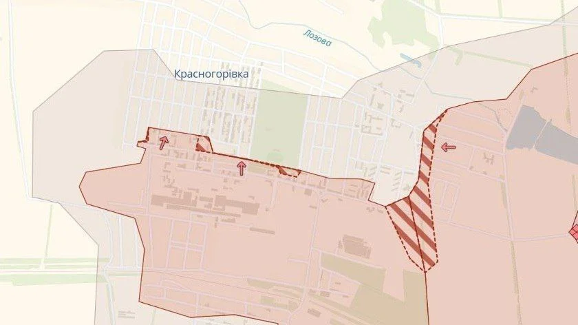 Красногоровка - карта боевых действий на сегодня 28.06.2024