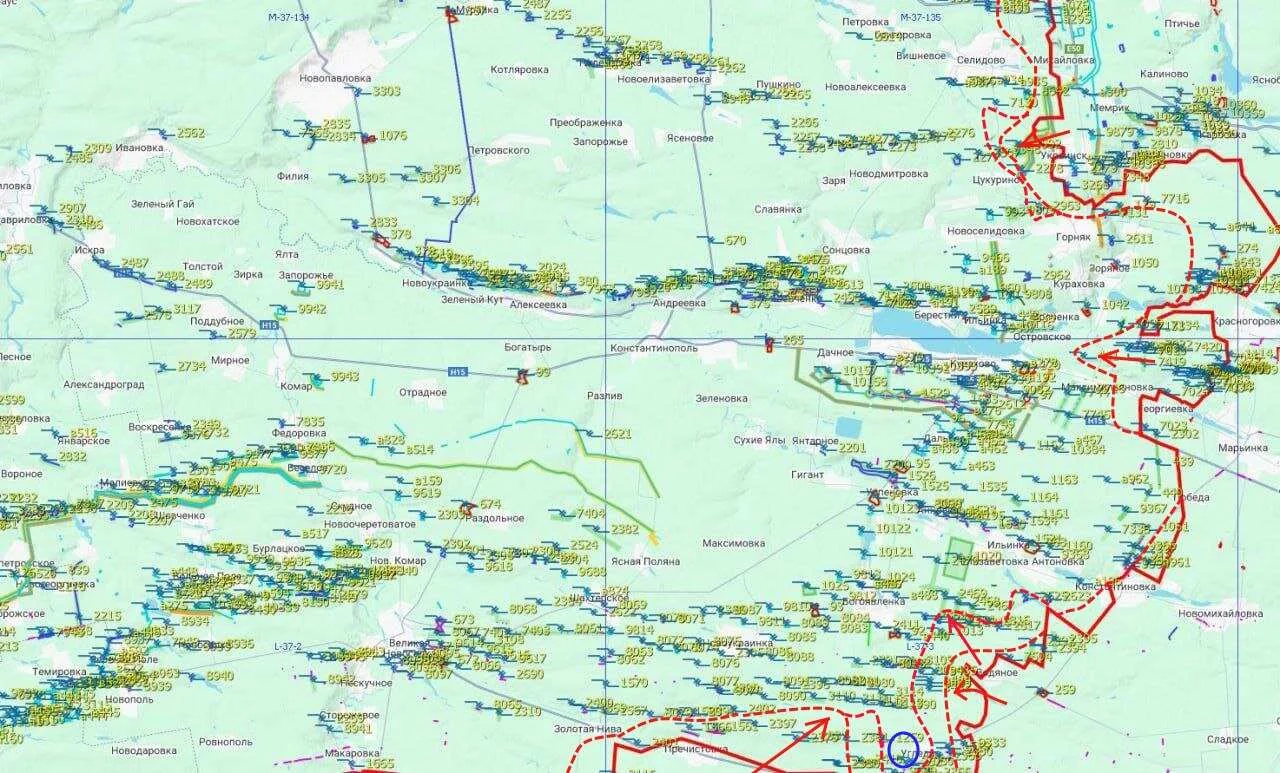 Угледарское направление - карта боевых действий от Марьяны Безуглой на 30.09.2024