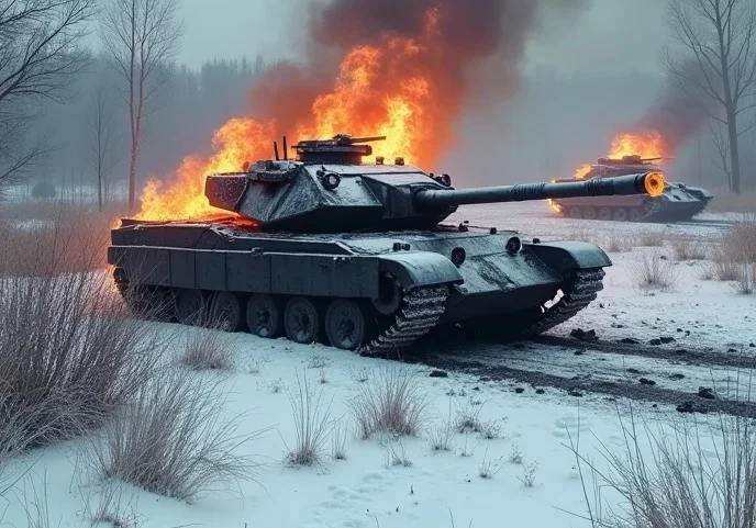 12.01.2025 СВО: Янтарное пало. Начинается Сумское наступление - Карта боевых действий на Украине сегодня