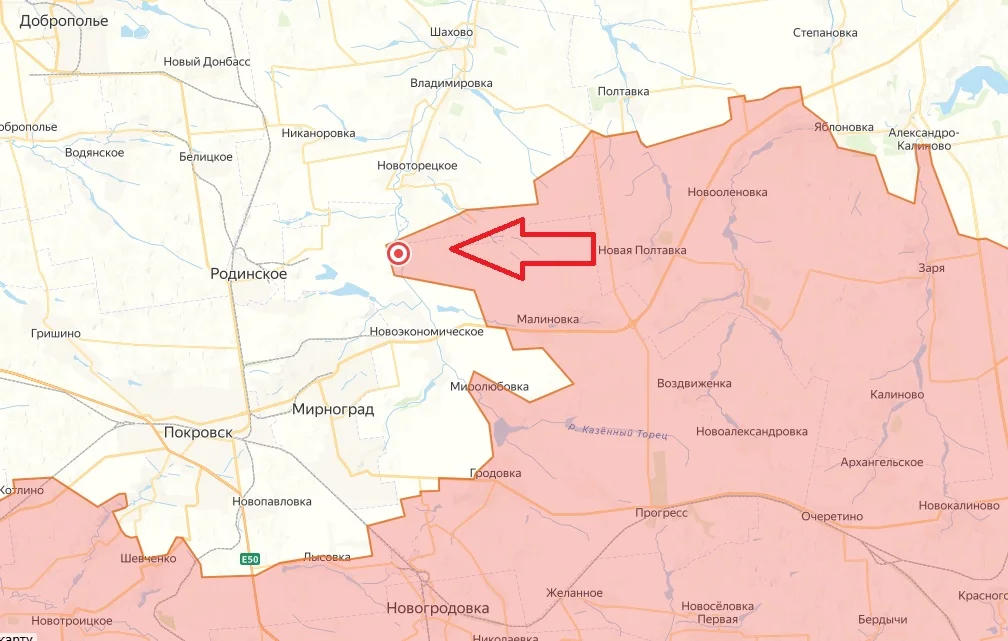 Покровское направление на 03.07.25 - карта боевых действий