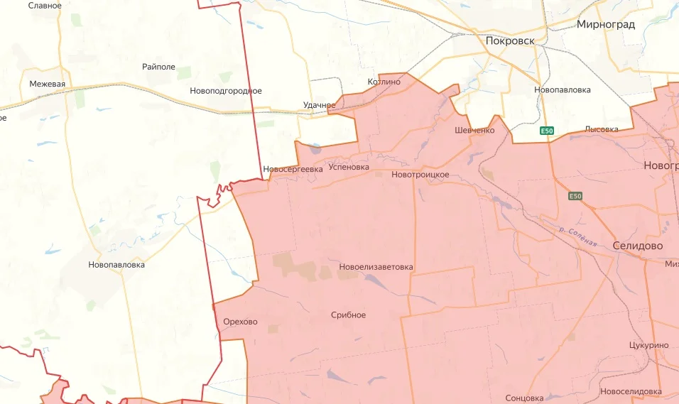 Покровское направление на 03.07.25 - карта боевых действий